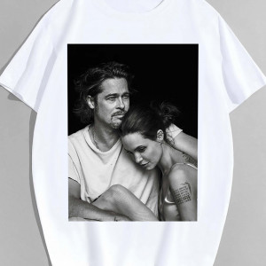 Tricou Angelina Jolie și Brad Pitt